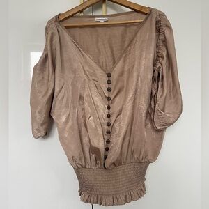 Claudia Richard V-neck blouse